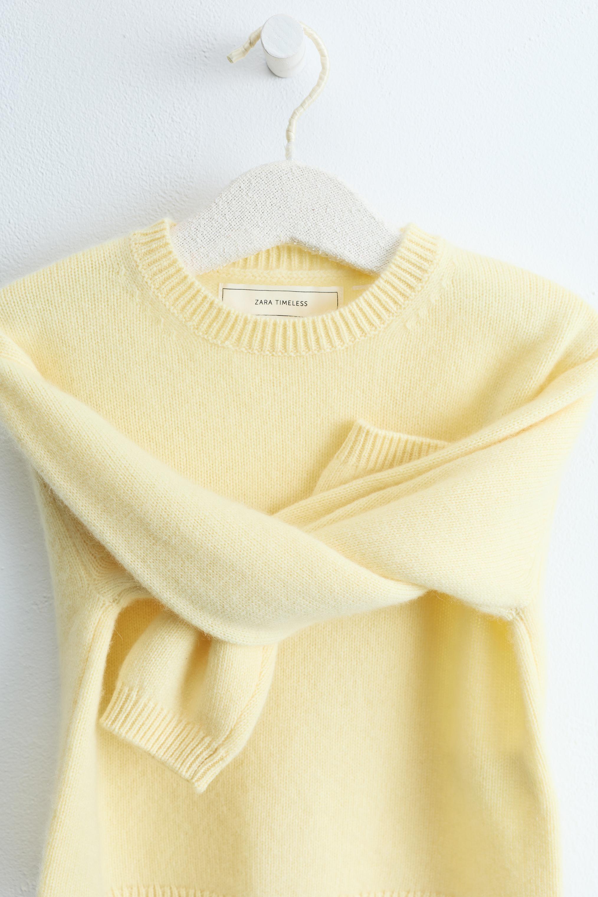 ZARA TIMELESS - PULL 100 % CACHEMIRE